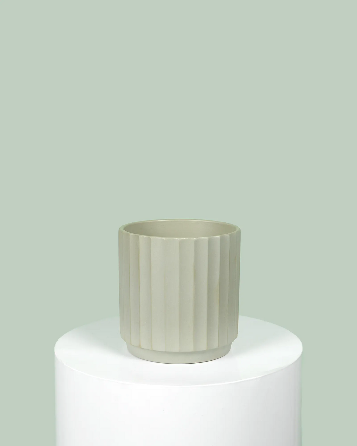 Cedar Cylinder (Sage) Pot