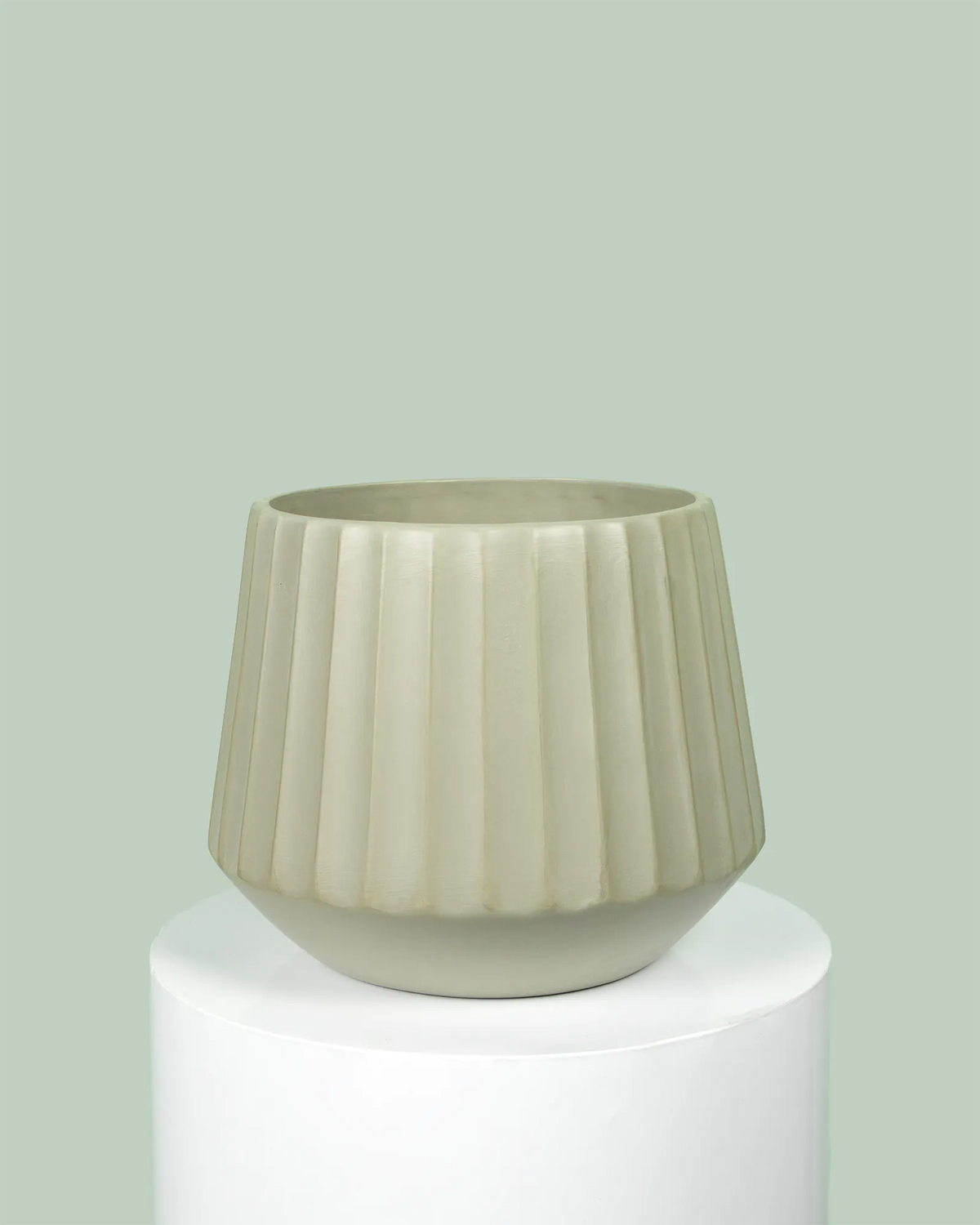 Cove Drum Pot (Sage)